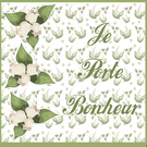 Porte-bonheur floral pour c&eacute;l&eacute;brer le printemps